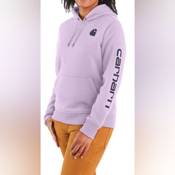 Carhartt Tops - Carhartt Women's Relaxed Fit Midweight Graphic Logo Sweatshirt Size L $54.99